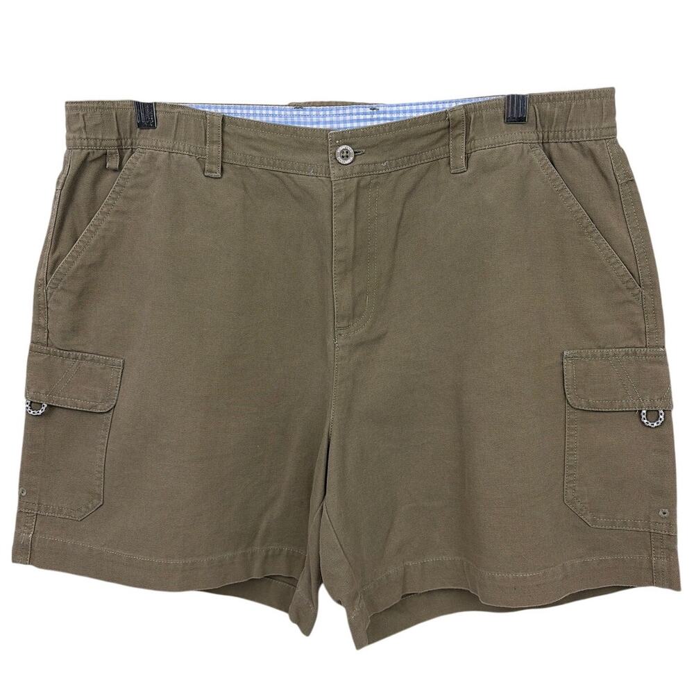 Columbia PFG Performance Fishing Gear Men's Cotton Utility Shorts Brown Large